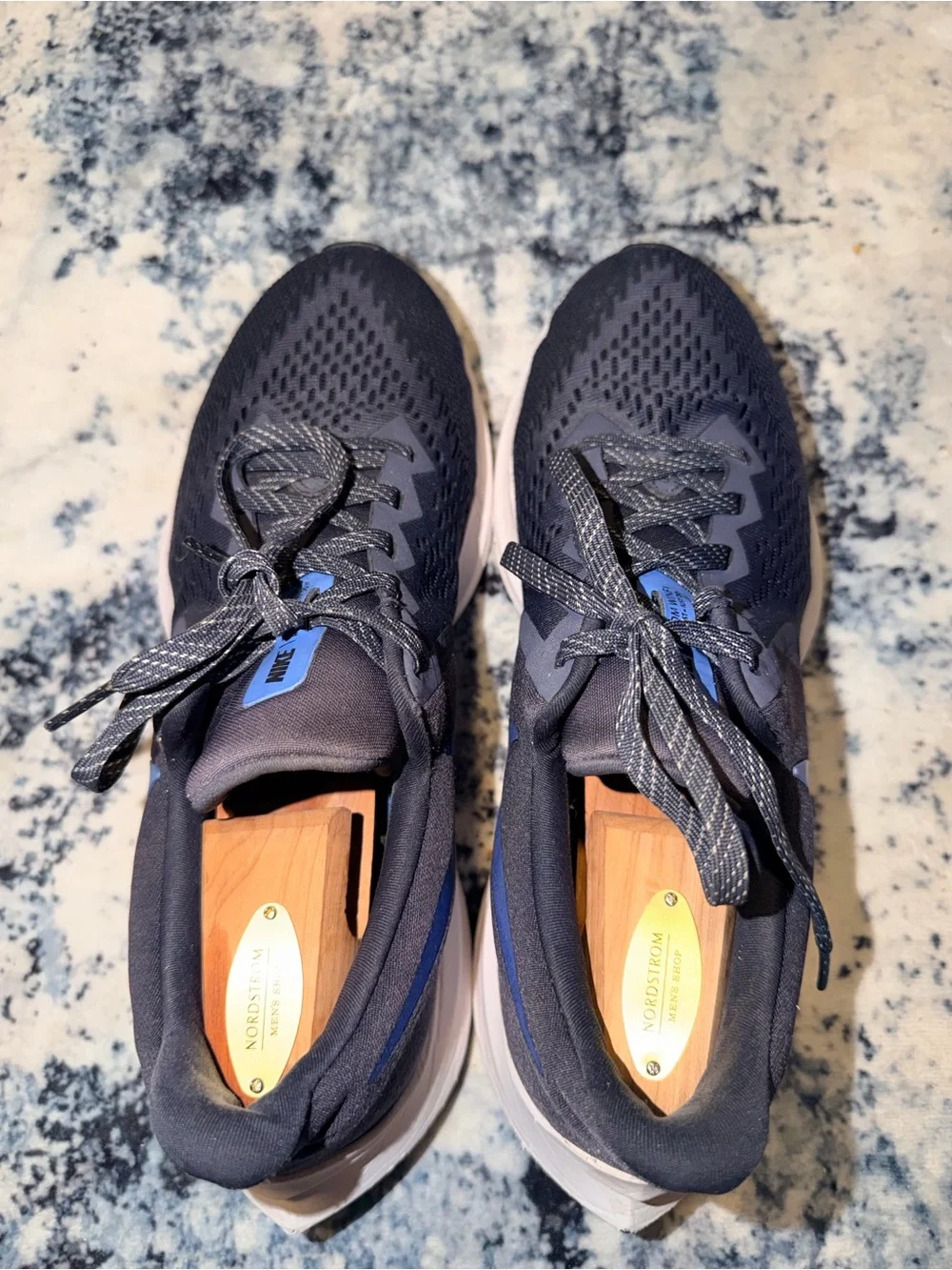 Nike Zoom‎ Winflo 6 Running Shoes Black Blue Men’s Size 10.5